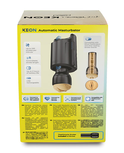 Kiiroo Keon Feel Stars Collection Stroker Combo Set - Victoria June