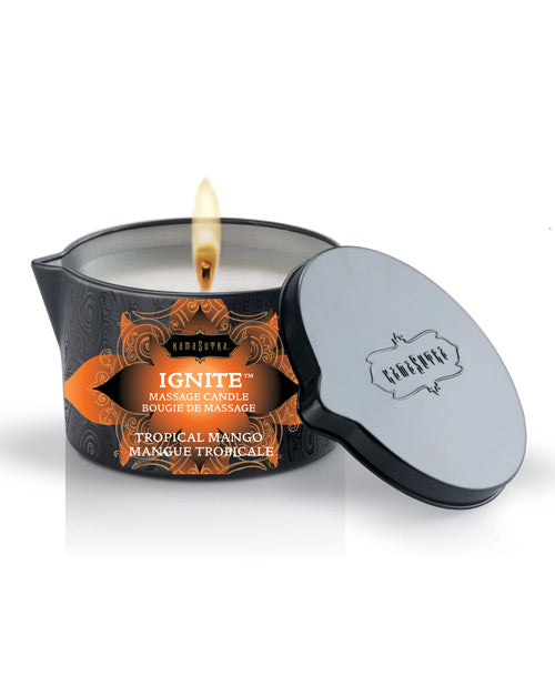 Kama Sutra Ignite Massage Soy Candle - Tropical Mango