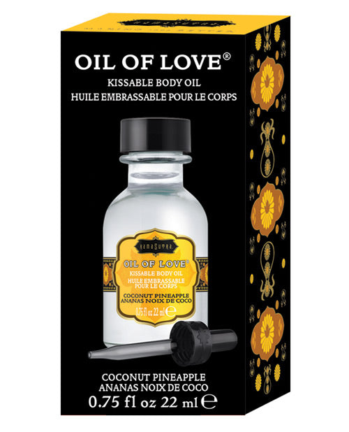 Kama Sutra Kama Sutra Oil of Love - .75 oz Coconut Pineapple - Image 2