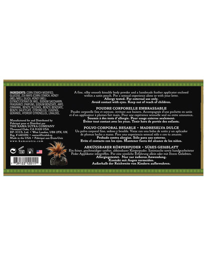 Kama Sutra Honey Dust - 6 oz Sweet Honeysuckle (2)
