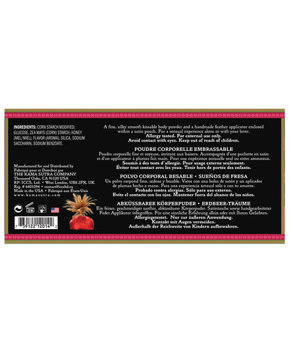 Kama Sutra Honey Dust - 6 oz Strawberry Dreams (2)