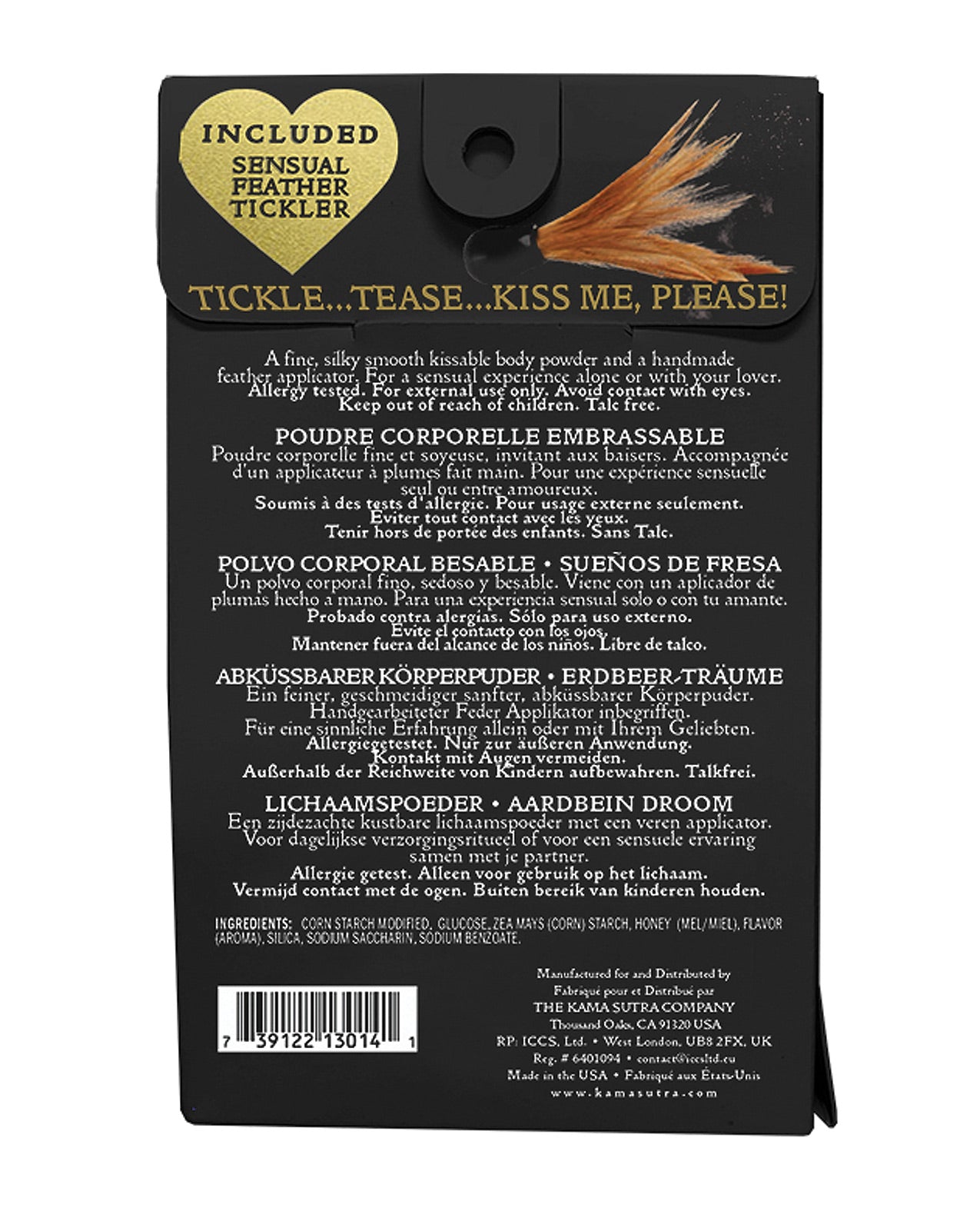 Kama Sutra Honey Dust - 1 oz Raspberry Kiss (3)