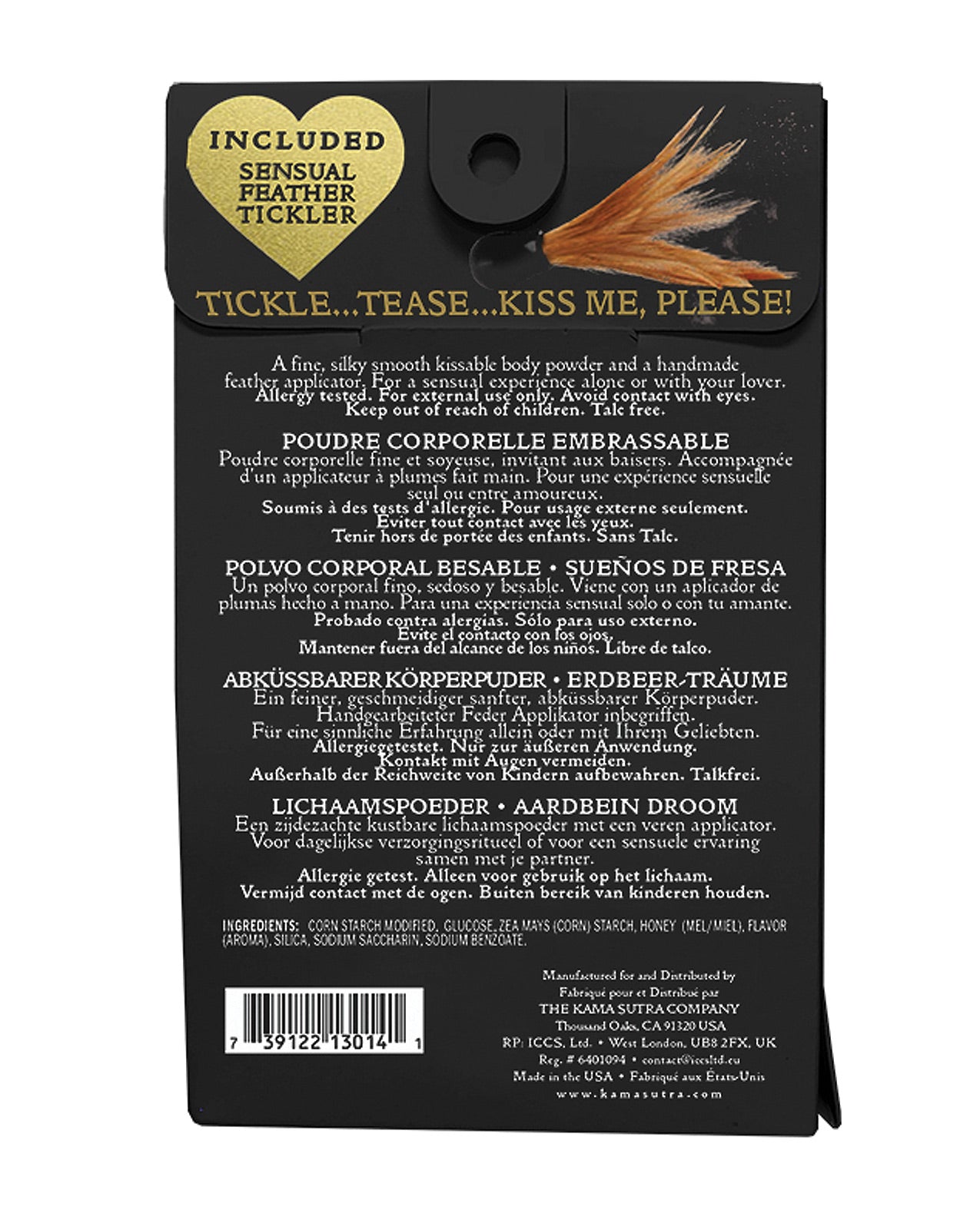Kama Sutra Honey Dust - 1 oz Strawberry Dreams (3)