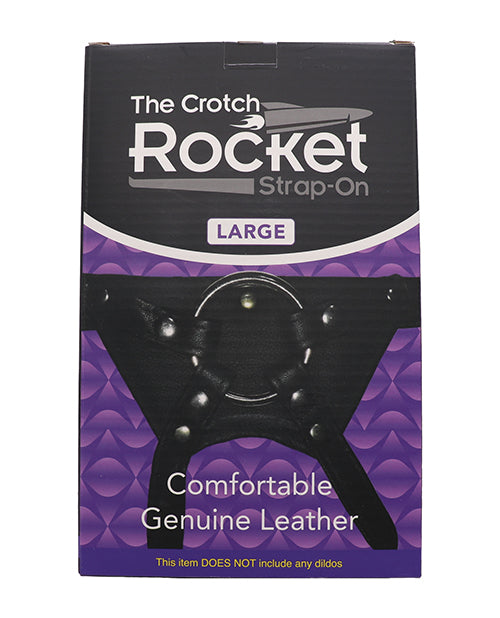 Locked In Lust Crotch Rocket Strap-On Large - Black