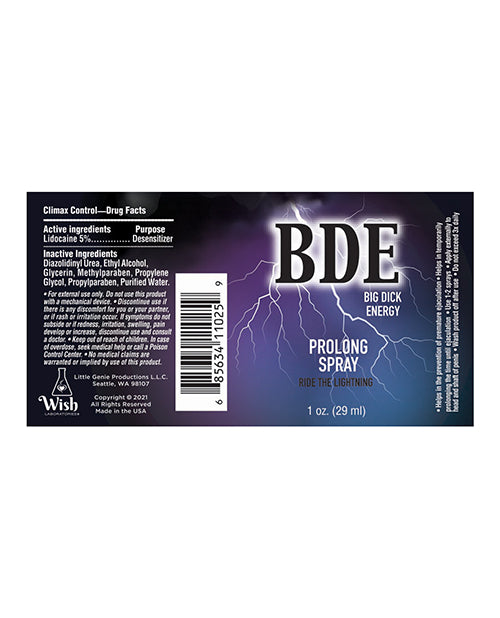 Little Genie BDE Prolong Spray - 1 oz - Image 2