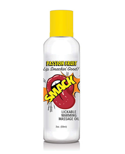 Smack Warming Massage Oil - 2 oz Peach