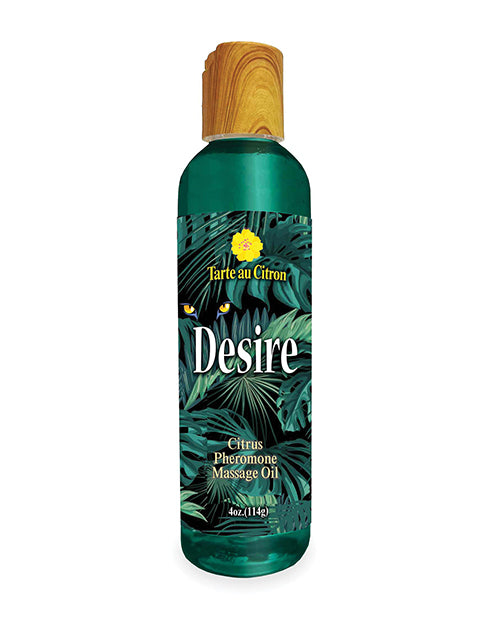 Desire Pheromone Massage Oil - 4 oz Citrus