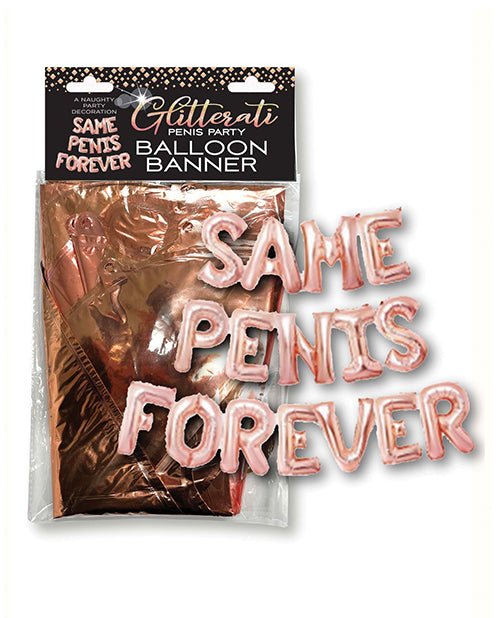 Glitterati Same Penis Forever Balloon Banner