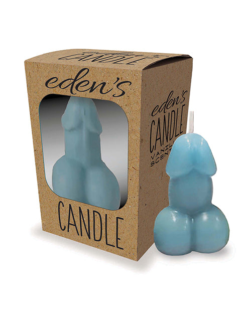 Eden's Penis Candle - Blue - Vanilla