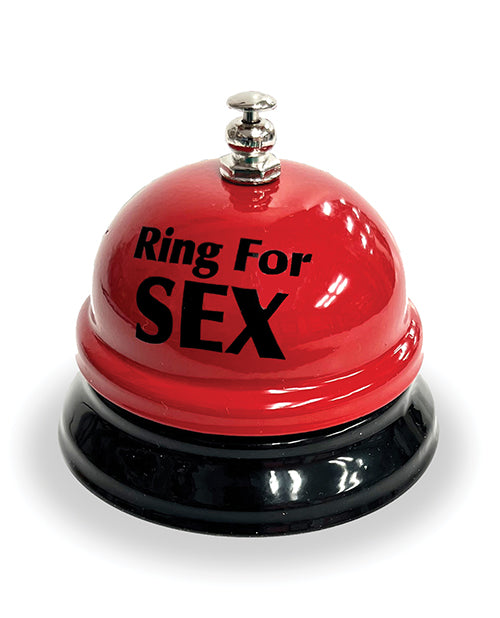 Ring the Bell for Sex Desk Bell - Red/Black