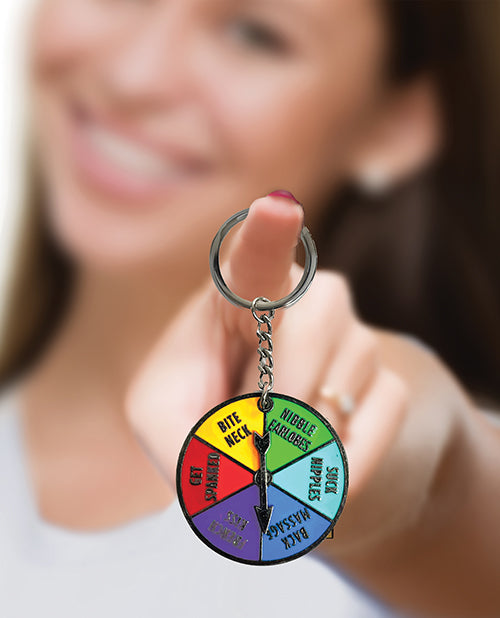 Super Fun Sex Spinner Key Chain - Multi Color