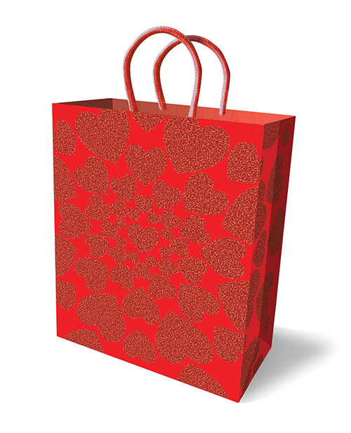 Glitter Hearts Gift Bag