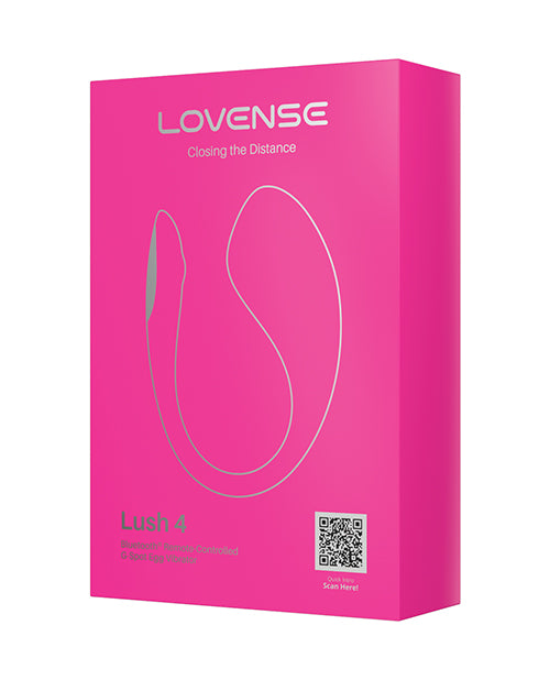 Lovense Lush 4.0 Bluetooth G-Spot Egg Camming Vibrator - Pink