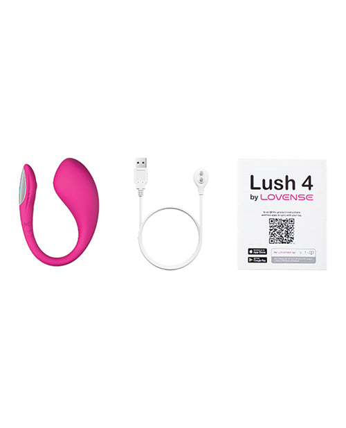Lovense Lush 4.0 Bluetooth G-Spot Egg Camming Vibrator - Pink
