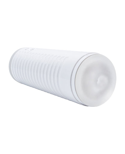 Lovense Max 2 Rechargeable Male Masturbator w/White Case - Clear Sleeve