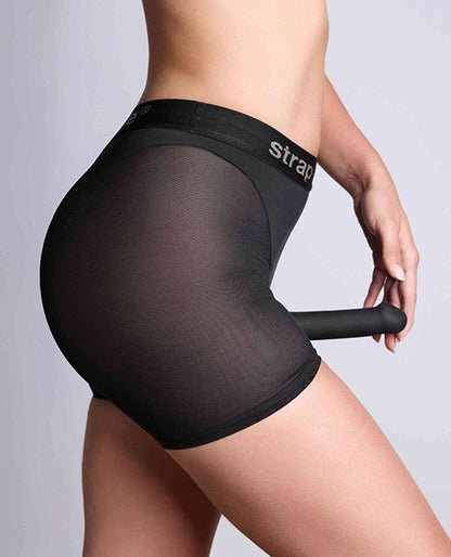 Strap On Me Halo Lingerie Harness - Black SM