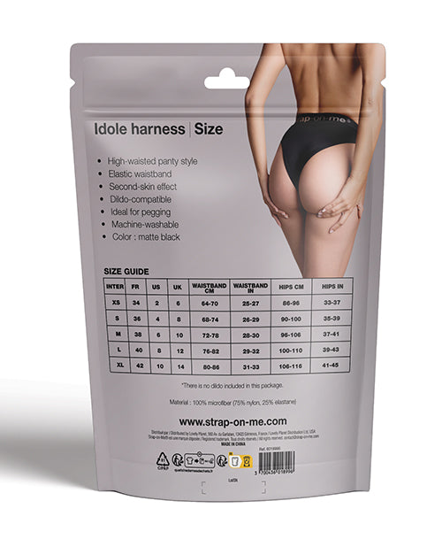 Strap-On-Me Strap On Me Idole Lingerie Harness - Black XL - Image 7