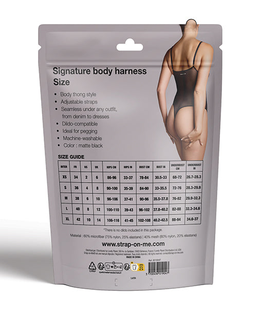 Strap-On-Me Strap On Me Signature Body Harness - Black XS - Image 7