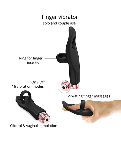 Love to Love Finger Vibe 16 Modes, Waterproof Pleasure myluxurytoys Love to Love Finger Vibe 16 Modes, Waterproof Pleasure myluxurytoys