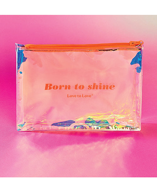 Love to Love Born to Shine Pouch - Vivid Orange