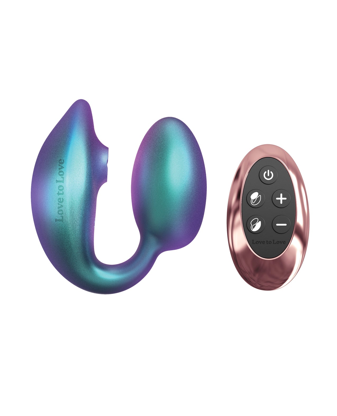 Love to Love Wonderlover Dual Stimulator - Iridescent Turquoise