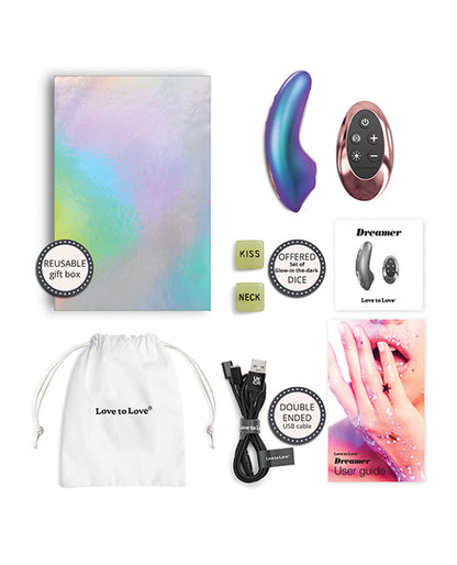 Love to Love Dreamer Mini Tongue Flicker - Iridescent Turquoise