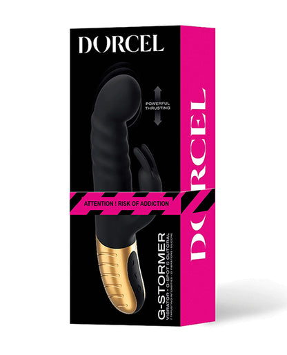Dorcel G-Stormer Thrusting G Spot Rabbit - Black/Gold