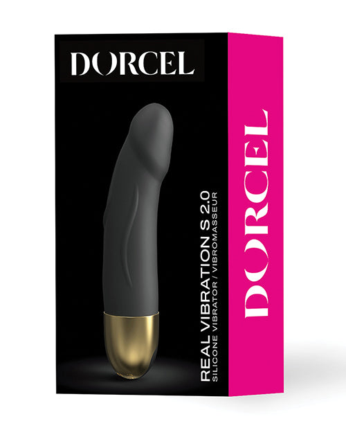Dorcel Real Vibration S 6" Rechargeable Vibrator 2.0 - Gold