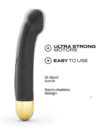Dorcel Real Vibration M 8.6" Rechargeable Vibrator 2.0 - Black/Gold