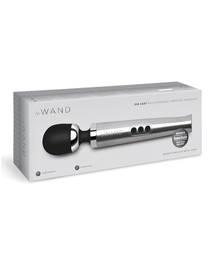 Le Wand Le Wand Die Cast Rechargeable Massager - Silver - Image 6