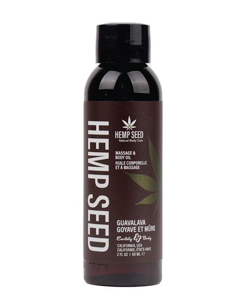 Earthly Body Massage & Body Oil - 2 oz Guavalava