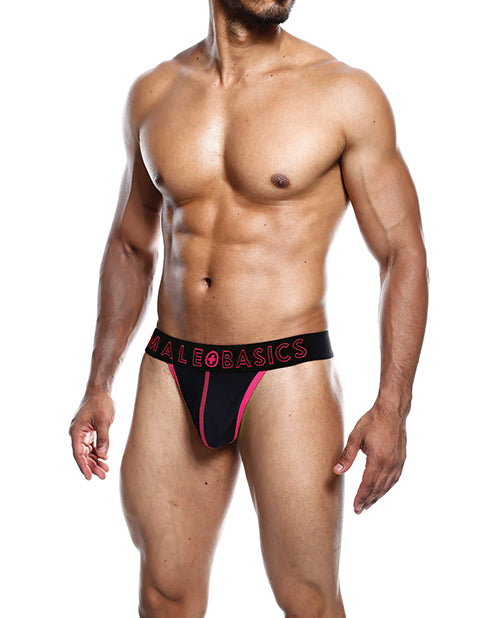 Male Basics Neon Thong Coral XL