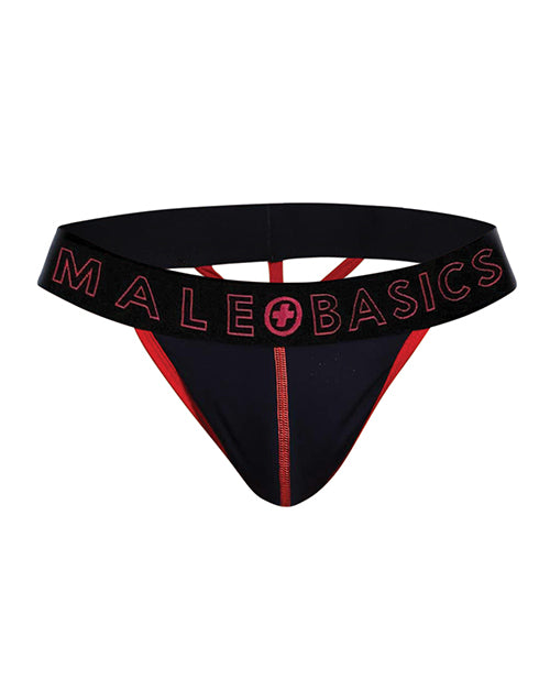 Male Basics Neon Thong Red LG