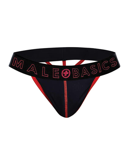 Male Basics Neon Thong Red LG