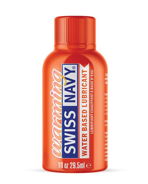 Swiss Navy Warming Water Based Lubricant - 1 oz