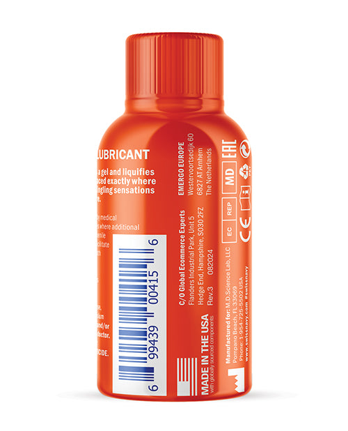 Swiss Navy Warming Water Based Lubricant - 1 oz