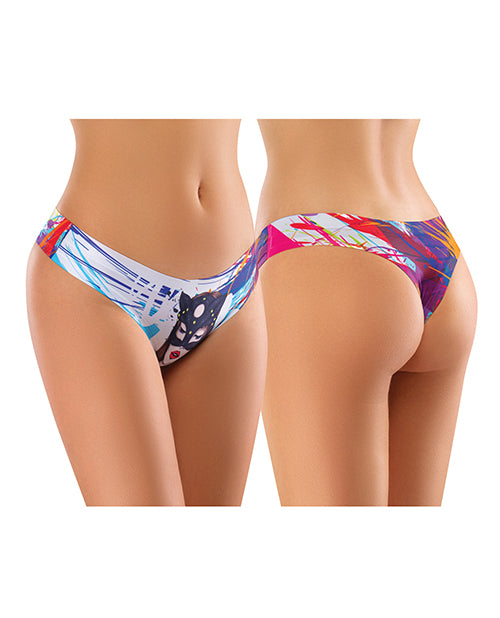 Mememe Cabal Freya Printed Thong XL