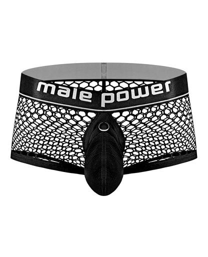 Cock Pit Fishnet Mini Cock Ring Short Black XL