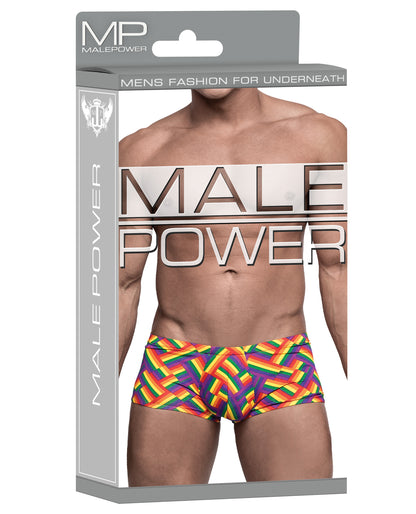 Pride Fest Contoured Pouch Mini Short Rainbow SM