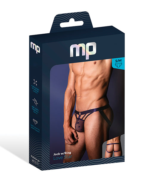 Love Star Jock w/Ring - Purple S/M