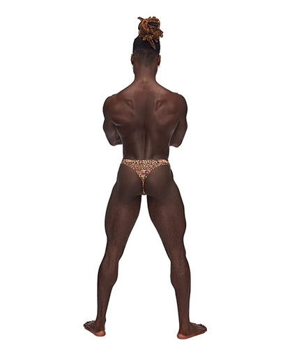 Male Power Wonder Thong Animal Print L/XL