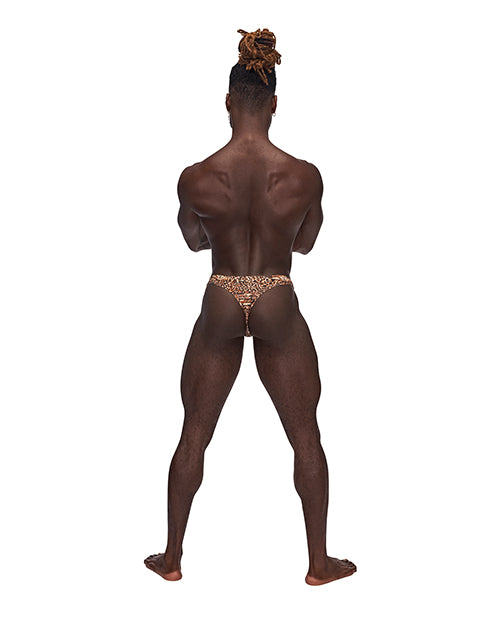 Male Power Wonder Thong Animal Print L/XL
