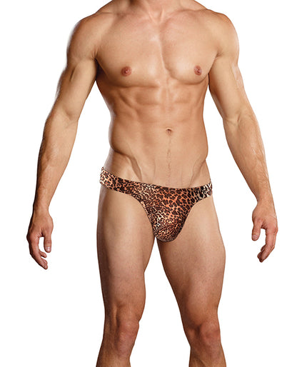 Male Power Wonder Thong Animal Print S/M
