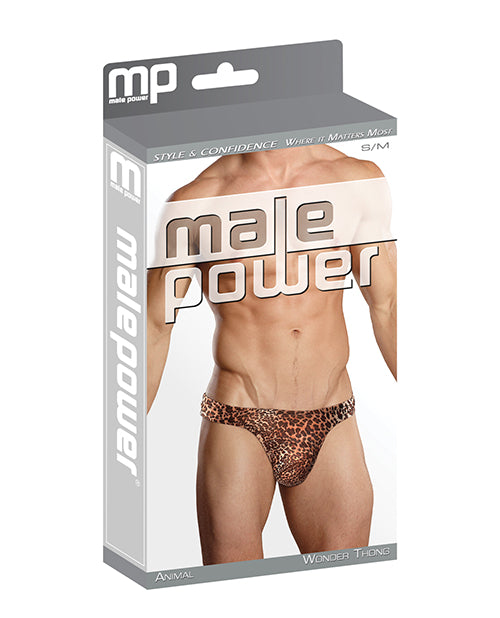 Male Power Male Power Wonder Thong Animal Print S/M - Image 4