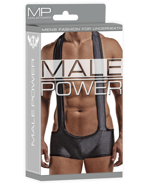 Male Power Sling Short Black L/XL