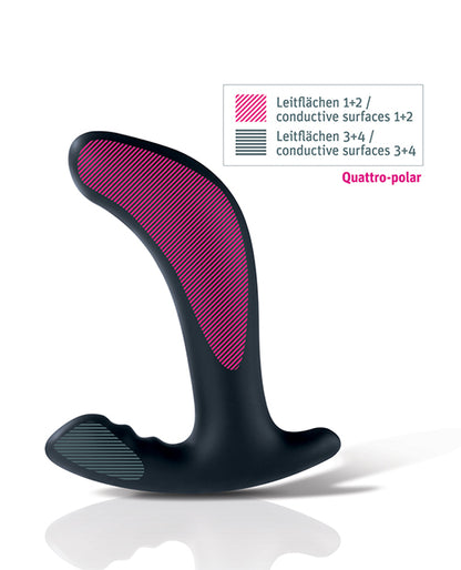 Mystim Twisting Tom - with e-stim - Black