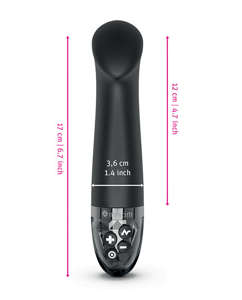 Mystim Right on Ron eStim G Vibrator - Black