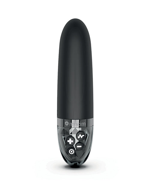 Mystim Sleak Freak eStim Straight Vibrator - Black