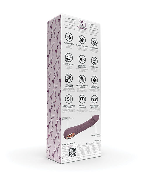 Nobu Gage G-Spot Vibrator w/Removable Bullet - Purple