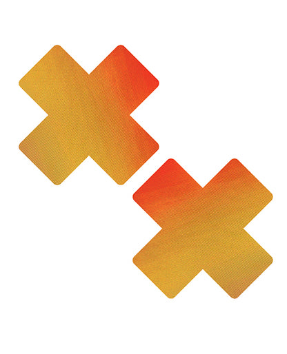 Neva Nude Neva Nude Chameleon Color Changing X Factor Pasties - Orange/Yellow - Image 2